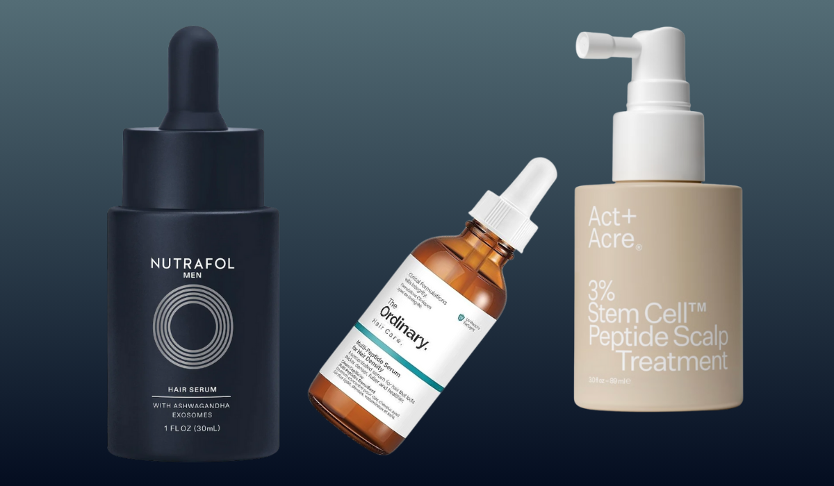 5 سيرومات غنية بالبيبتيدات لتعزيز نمو الشعر