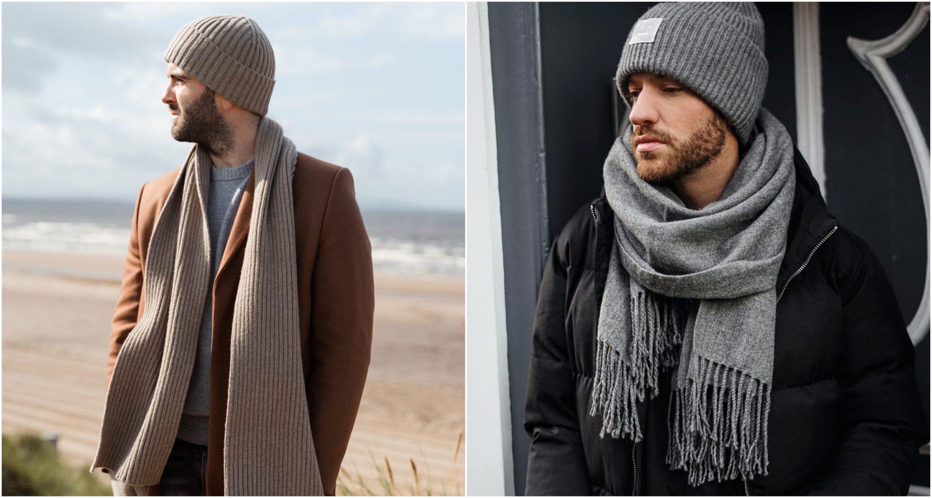 اكسسوارات الخريف الأساسية: تنسيق أنيق لـ الشالات والقبعات الصوفية لإطلالة متكاملة