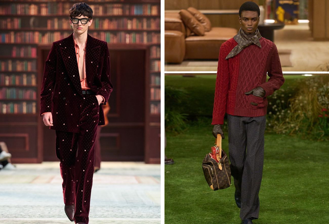 دليل الرجل الواثق إلى تنسيق اللون الأحمر الكرزي الداكن لسهرة عيد الحب