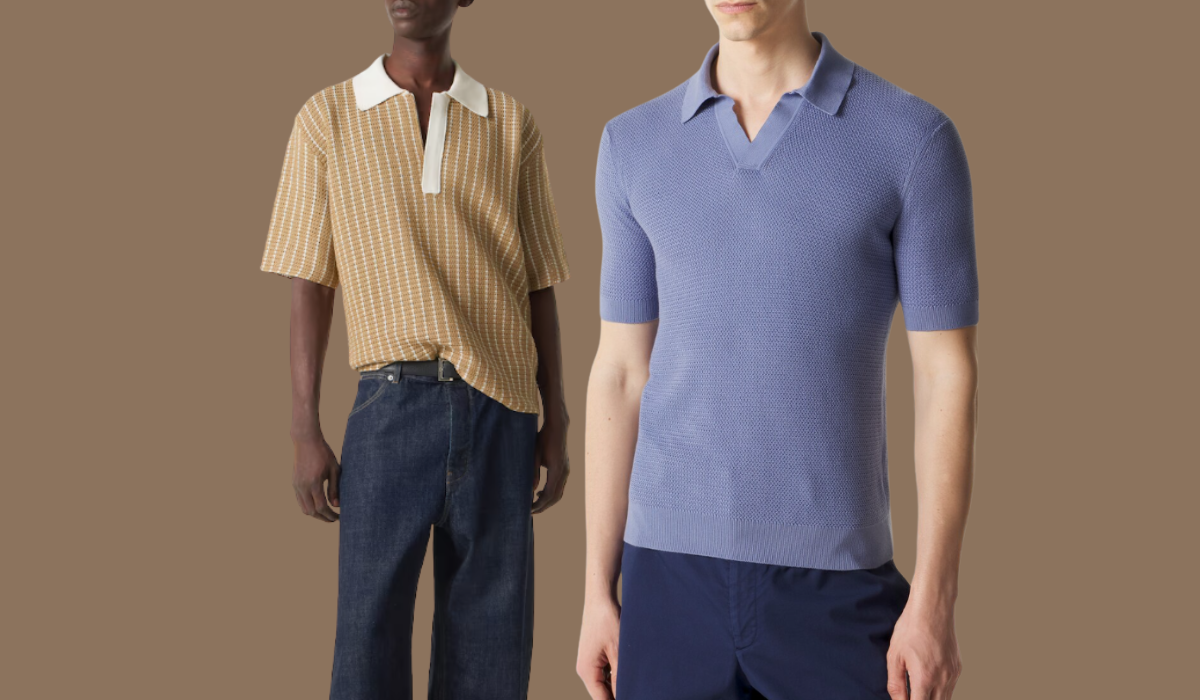 كنزة البولو المحبوكة قطعتك الأساسية هذا الربيع