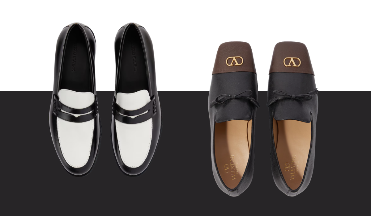 الأحذية الثنائية اللون صيحة هذا الموسم